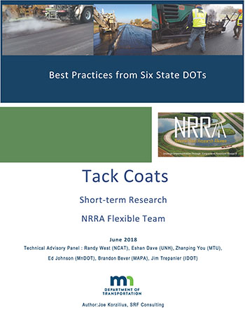 Tack Coat report cover